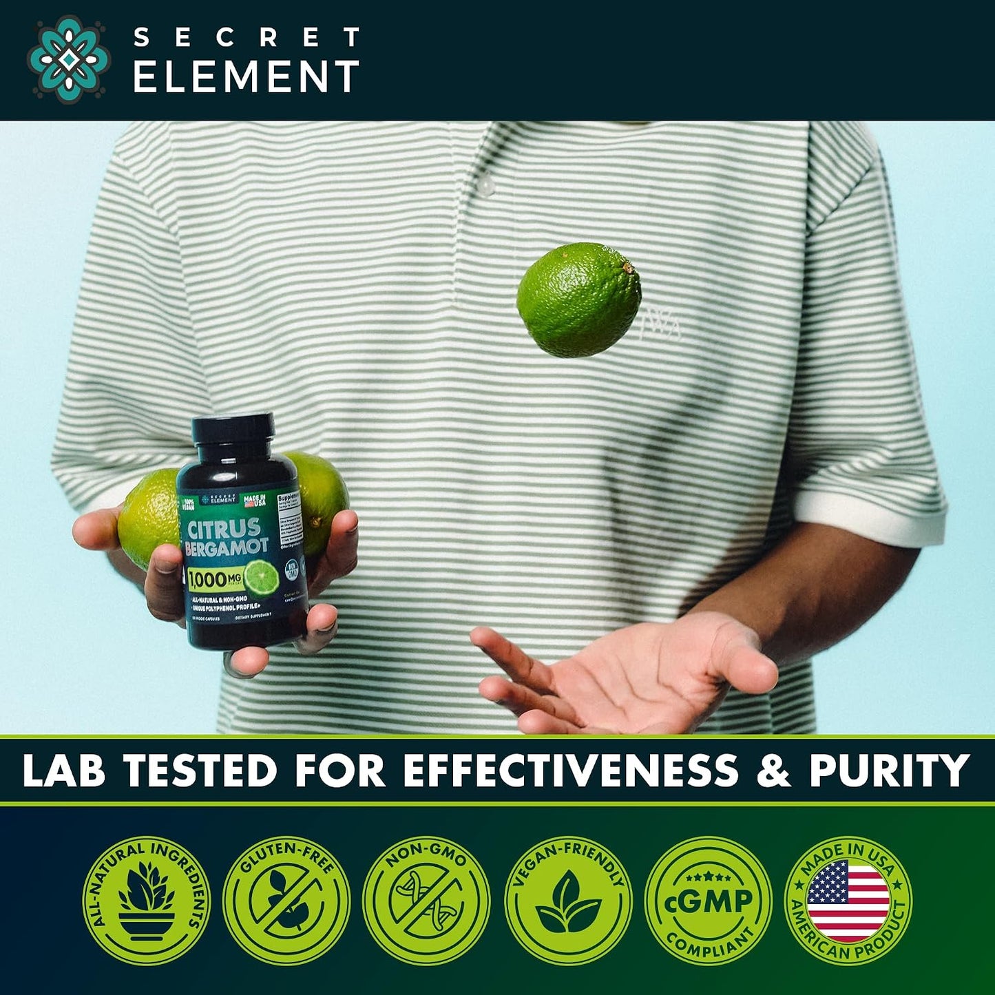 Citrus Bergamot Extract 1000mg – Polyphenol-Rich Vegan Capsules for Daily Wellness (3-Pack) - görsel 6