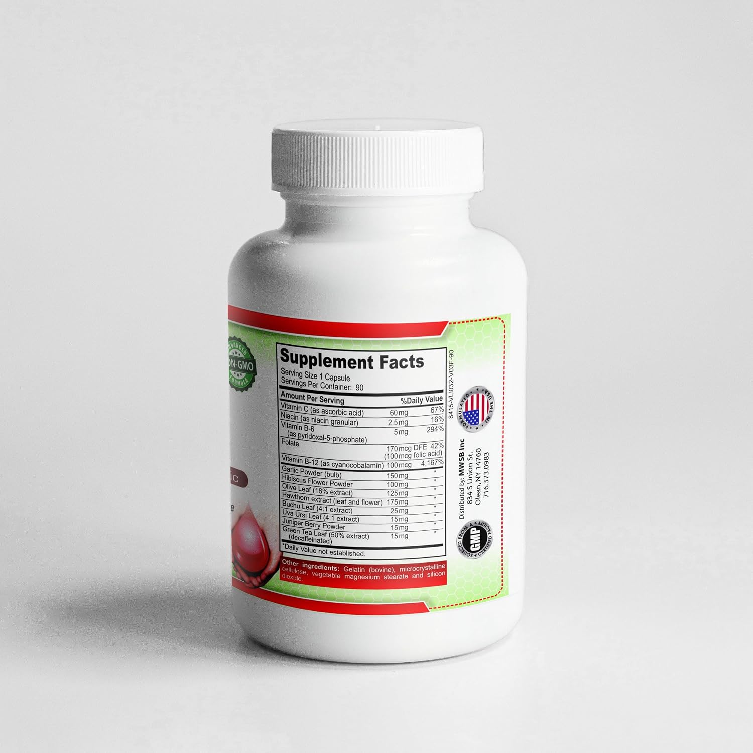 Blo-Pres Blood Pressure Support - 90 Capsules - görsel 2