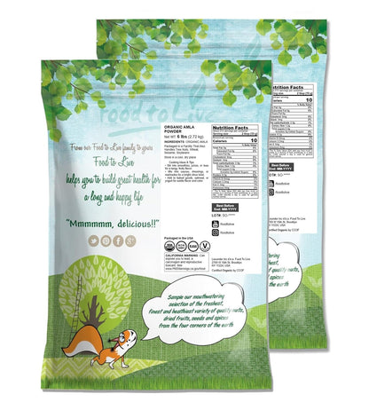 Food to Live Organic Amla Berry Powder – Drinks and teas: Mix with warm water, honey, and lemon for a refreshing – Image 2