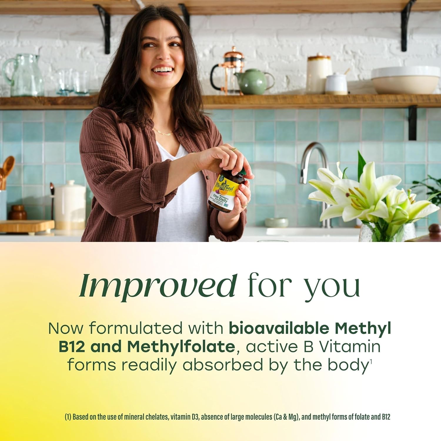 MegaFood Women's Multivitamin One Daily – 90 Tablets - görsel 6