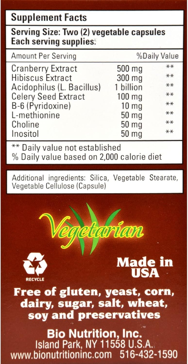 Bio Nutrition Kidney Bladder Wellness - 60 Vegetarian Capsules - görsel 2