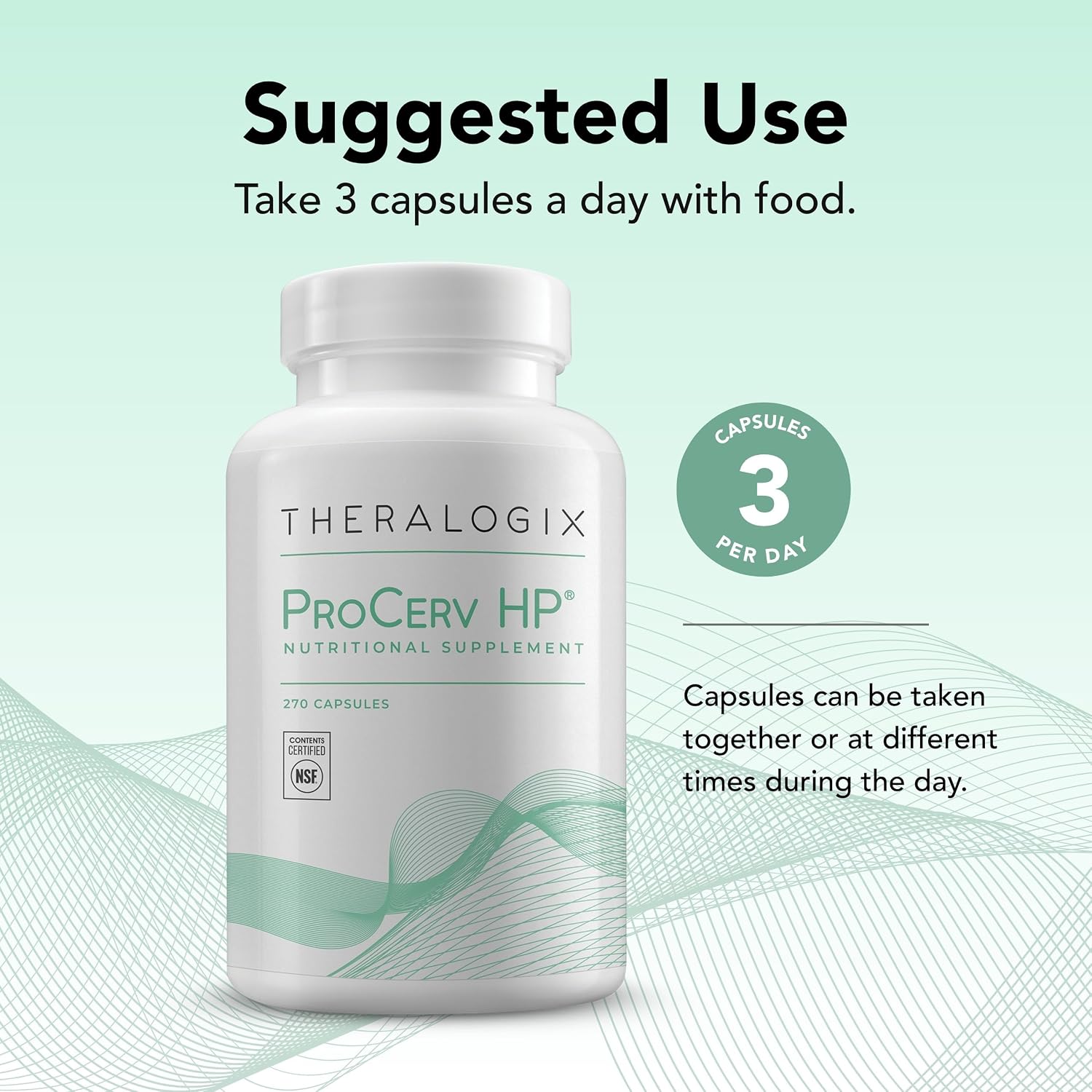 Theralogix ProCerv HP High-Potency Multivitamin – 90-Day Supply (270 Capsules) - görsel 3