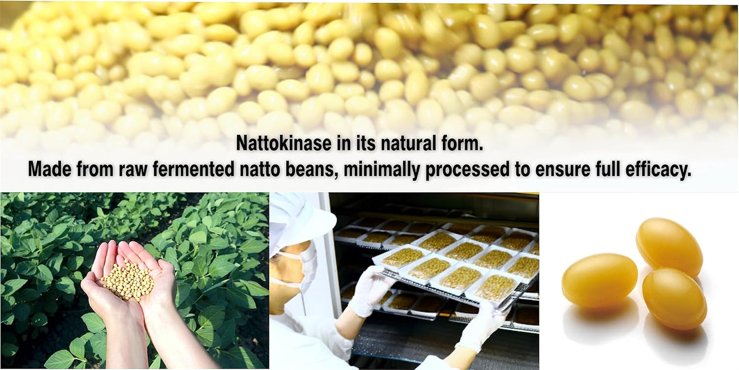 PHARMAKON Natural Nattokinase Fermented Soybean Extract, 6000 FUs per Serving - görsel 3