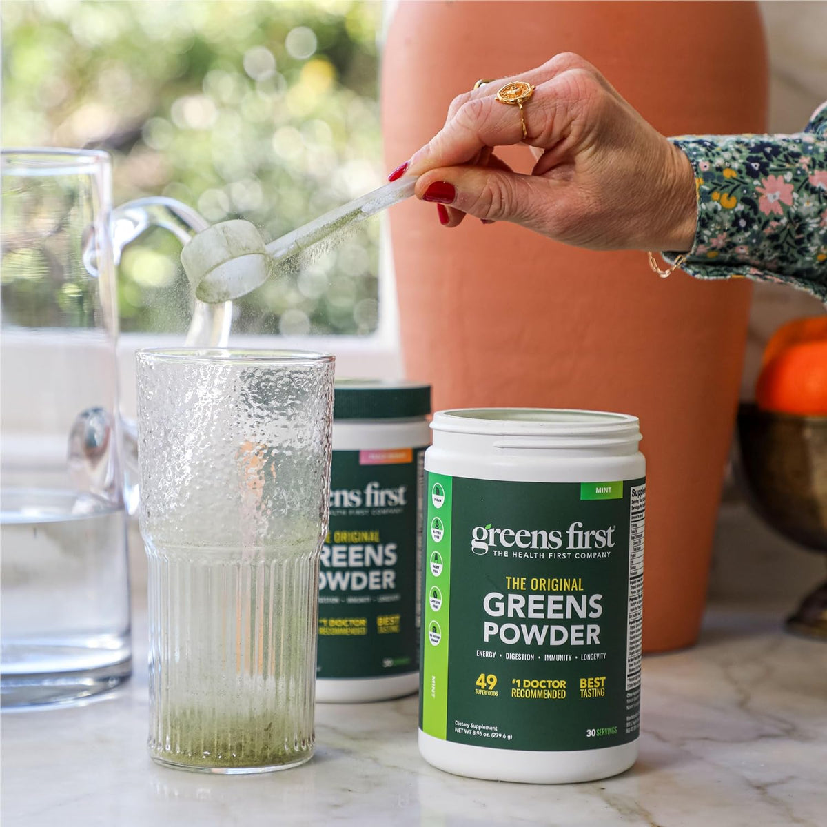 Greens First The Original Greens Powder - Mint, 30 Servings - görsel 4