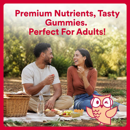 SmartyPants Plus Multi & Omegas Adult Multivitamin Gummies, 90 Gummies