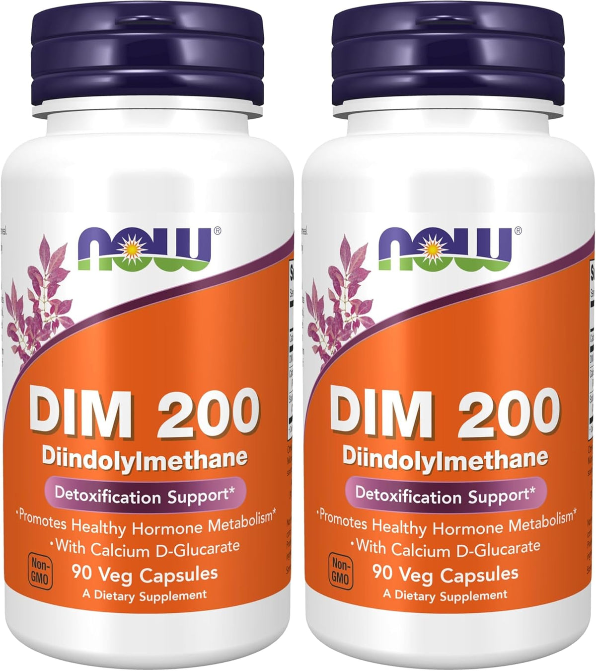NOW Foods DIM 200 (Diindolylmethane) with Calcium D-Glucarate, 90 Vegan Capsules - görsel 10
