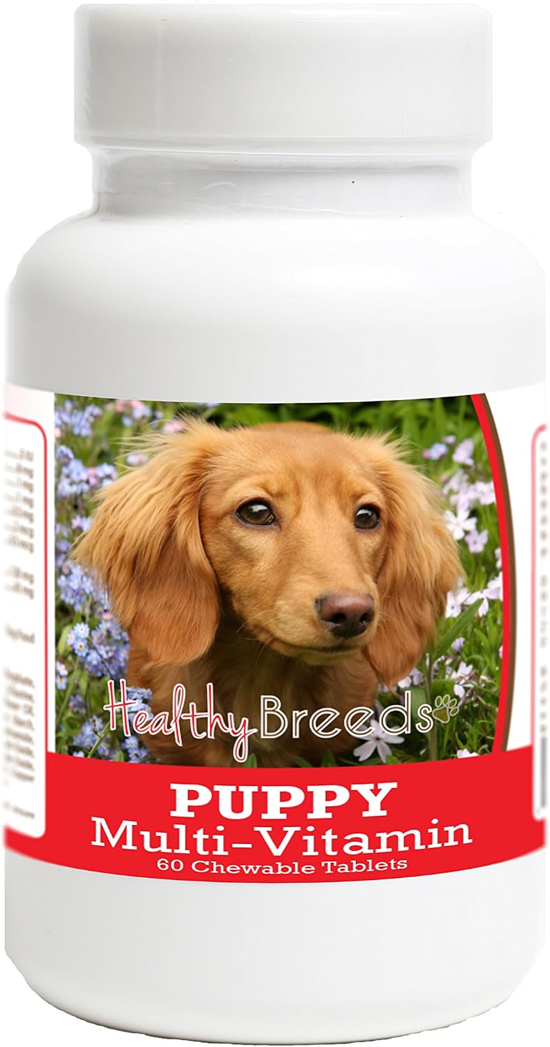 Healthy Breeds Dachshund Puppy Multivitamin Tablet 60 Count - görsel 1