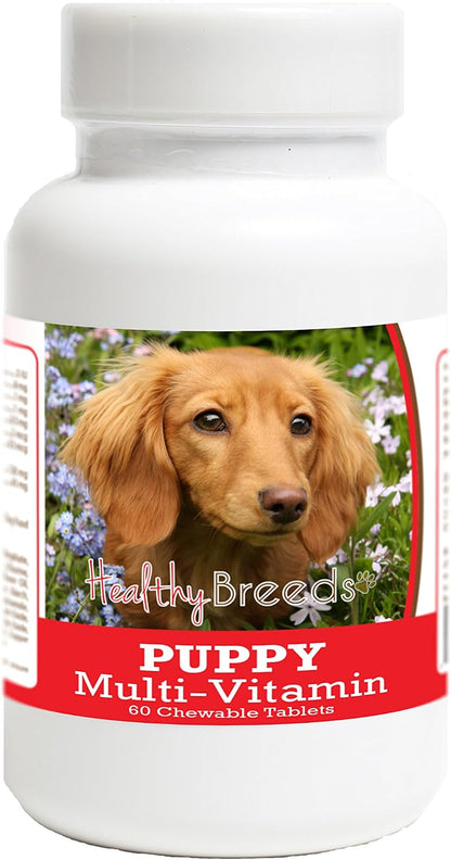 Healthy Breeds Dachshund Puppy Multivitamin Tablet 60 Count