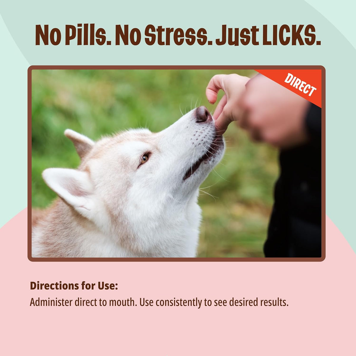 Licks Skin & Allergy - Skin, Coat & Seasonal Allergy Support for Dogs - Omega-3, Turmeric, Inositol & Vitamin C - Pill-Free Pet Gummies - Chicken Flavour - 90 Count - görsel 6