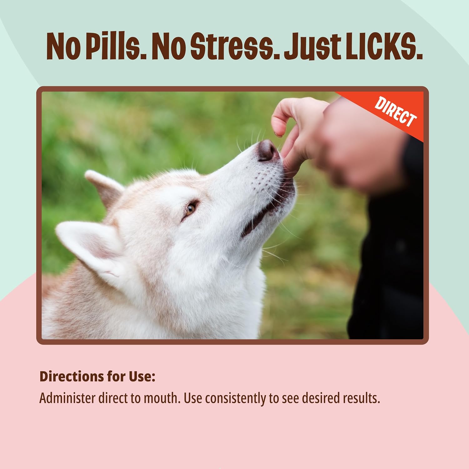 Licks Skin & Allergy - Skin, Coat & Seasonal Allergy Support for Dogs - Omega-3, Turmeric, Inositol & Vitamin C - Pill-Free Pet Gummies - Chicken Flavour - 90 Count - görsel 6