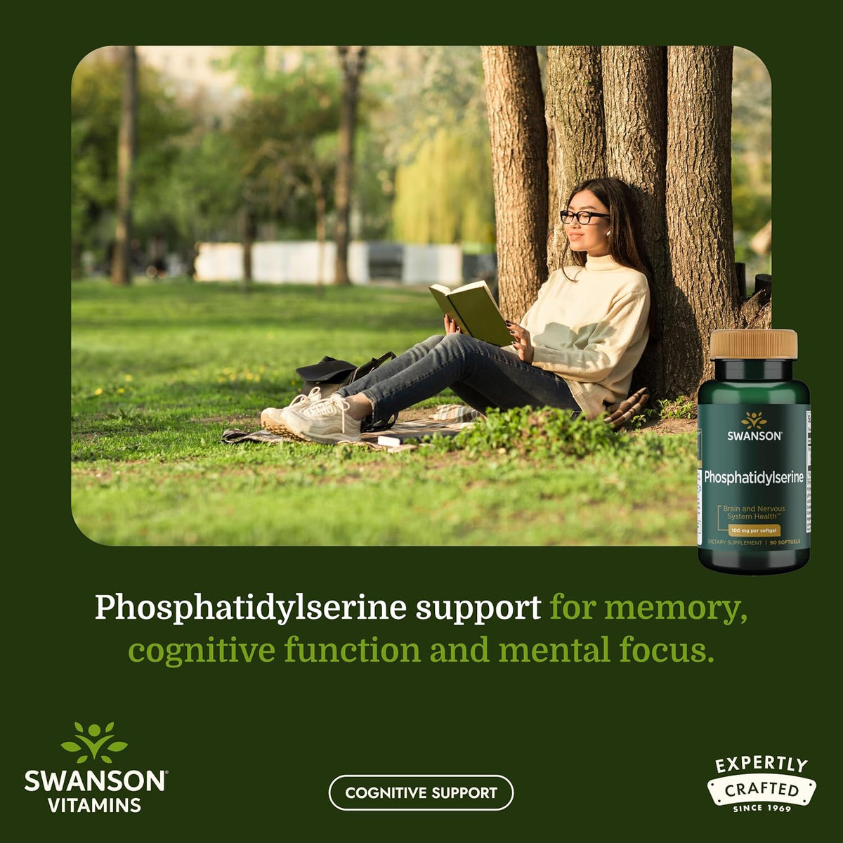 Swanson Phosphatidylserine 100 mg, 90 Softgels - görsel 2