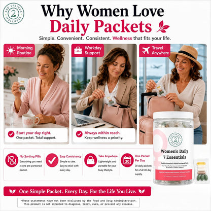 2nd Springs Daily 7 Essentials Women's Vitamin Pack