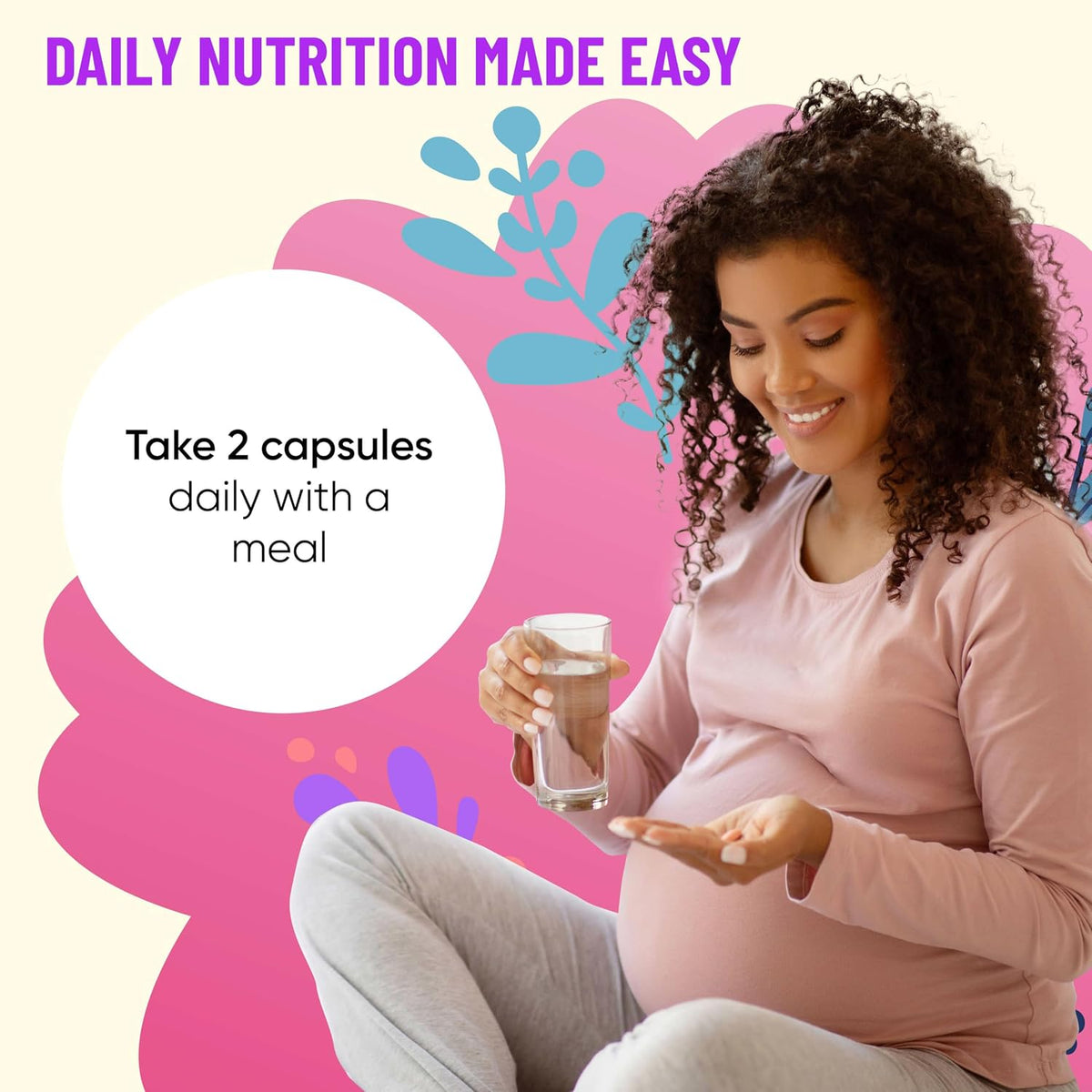 Mama's Select Prenatal Vitamins with Vegan DHA – Fish-Free, Allergen-Free, Methylated Folate & B Vitamins, No Biotin - görsel 3