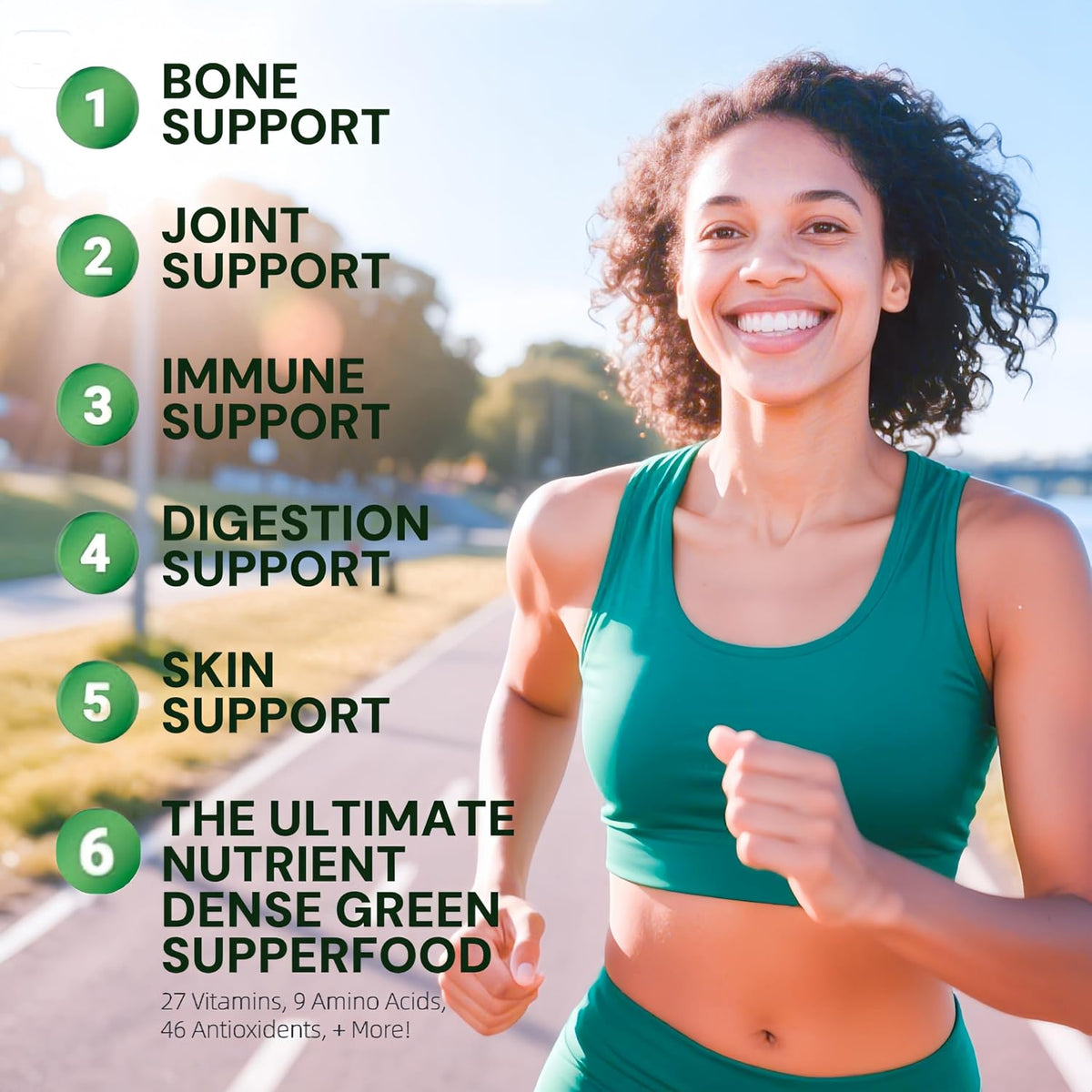 Organic Moringa Capsules 1000mg - Pure Moringa Leaf Food Supplement for Energy, Immune and Skin Support - görsel 6