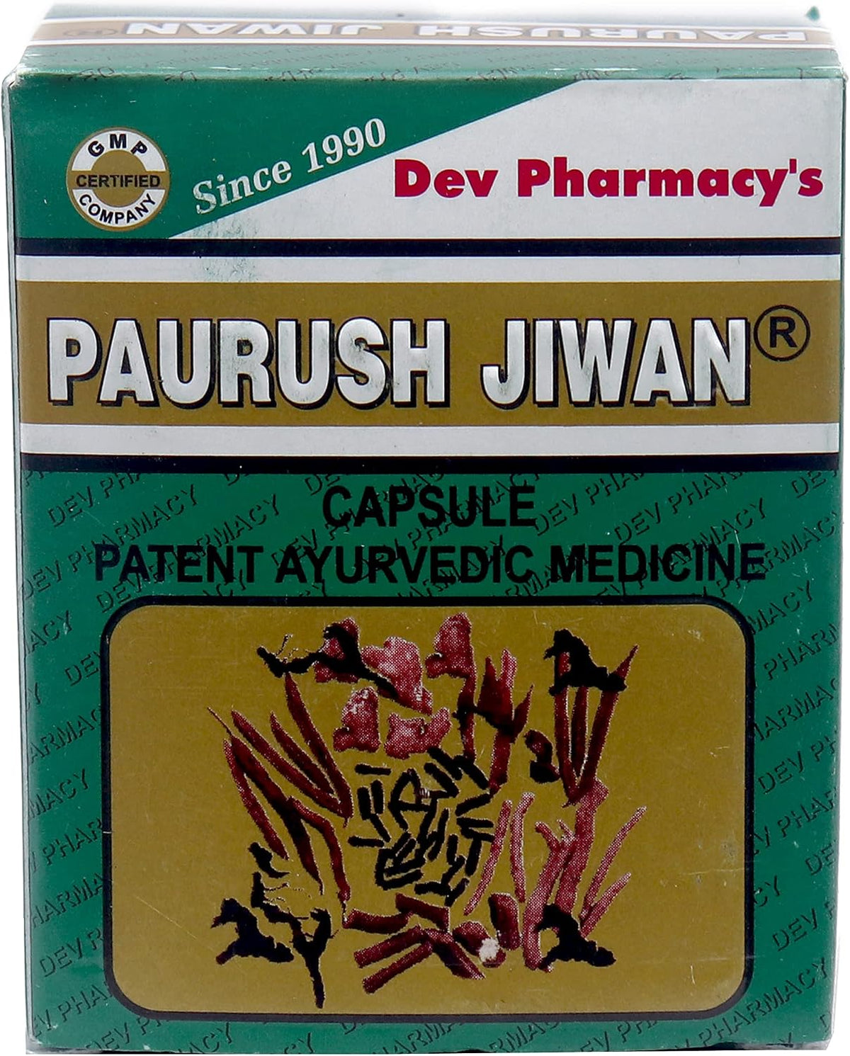 Paurush Jeevan Ayurvedic Capsules (6x10 Caps) - görsel 1