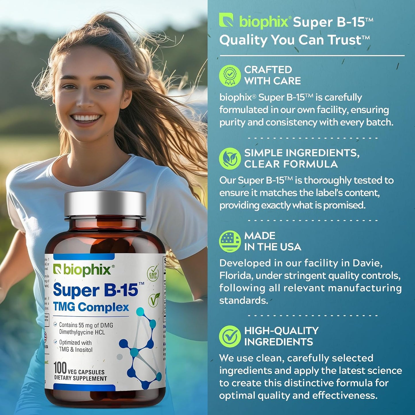 biophix Super B-15 100 Veggie Capsules - görsel 6
