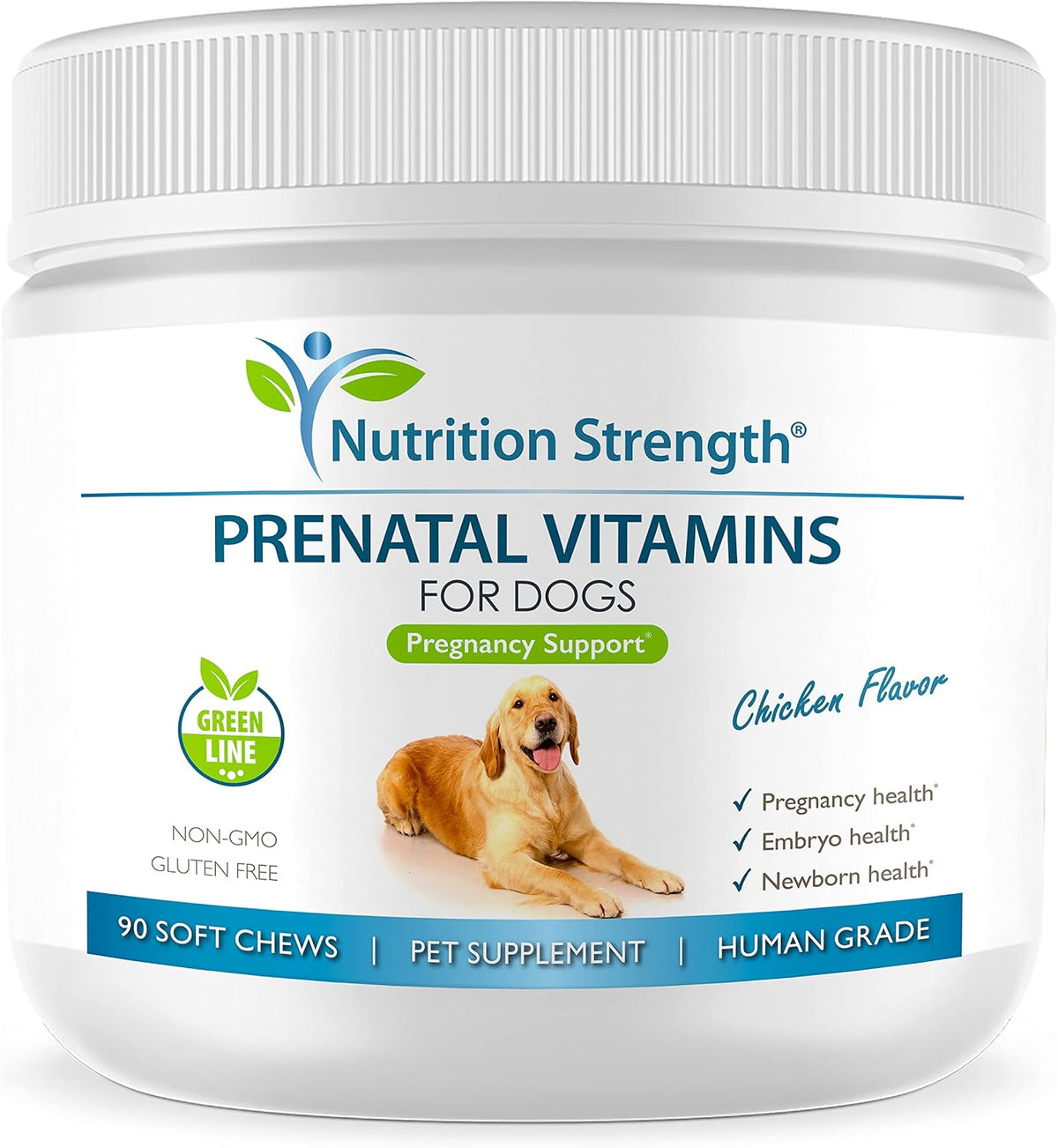 Nutrition Strength Prenatal Vitamins for Dogs - 90 Soft Chews - görsel 1