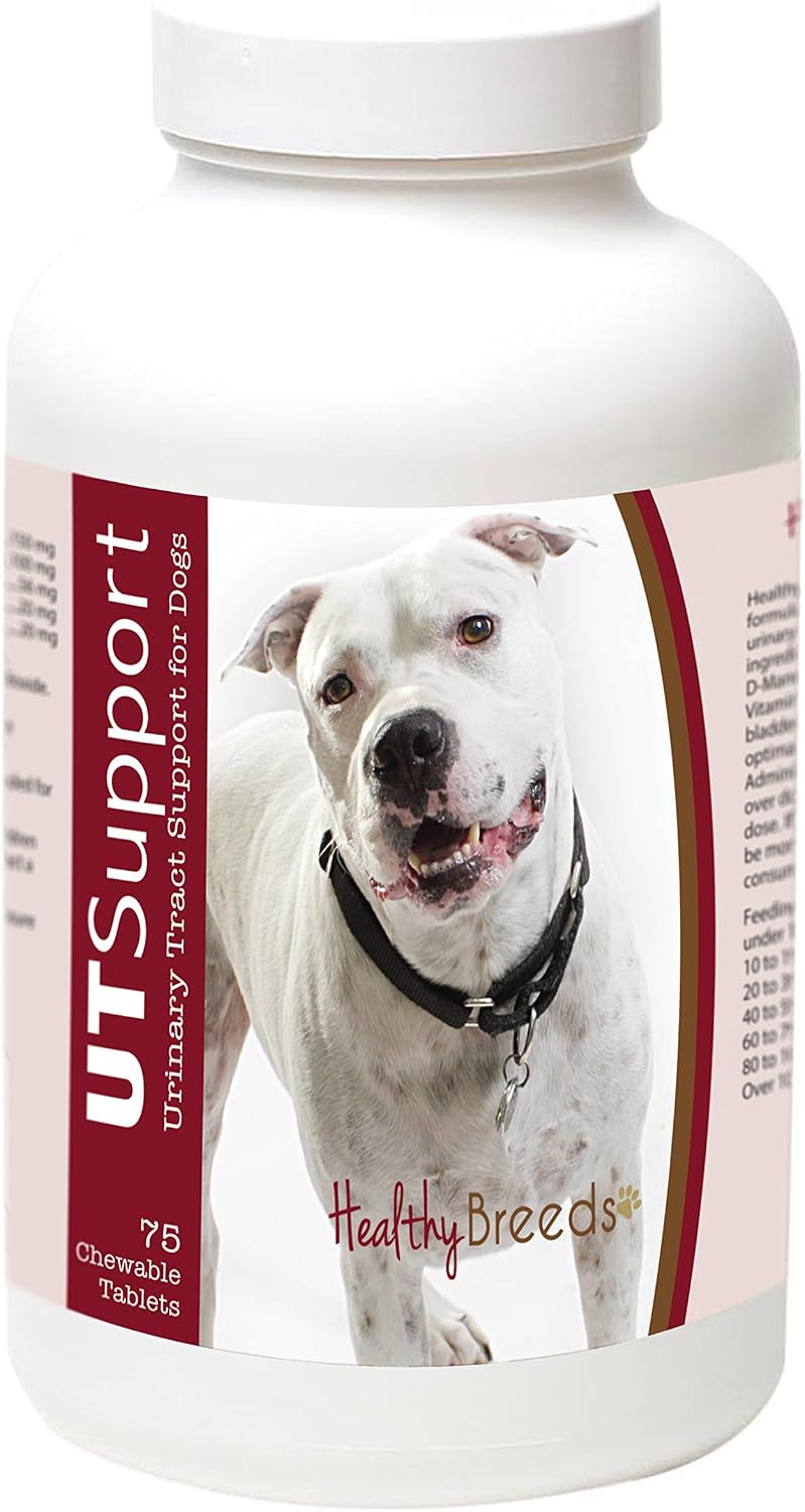 Healthy Breeds Pit Bull Cranberry Chewables - Urinary Tract Support - 75 Count - görsel 1
