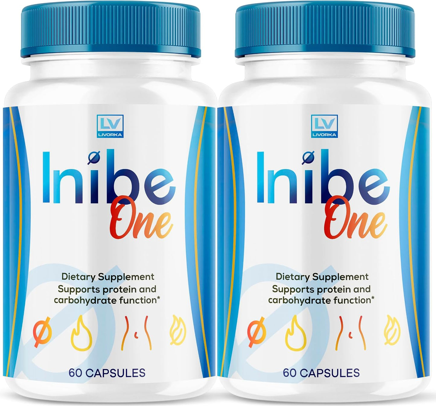 Inibe One Capsules (2 Pack) - 120 Capsules, 2-Month Supply - görsel 1
