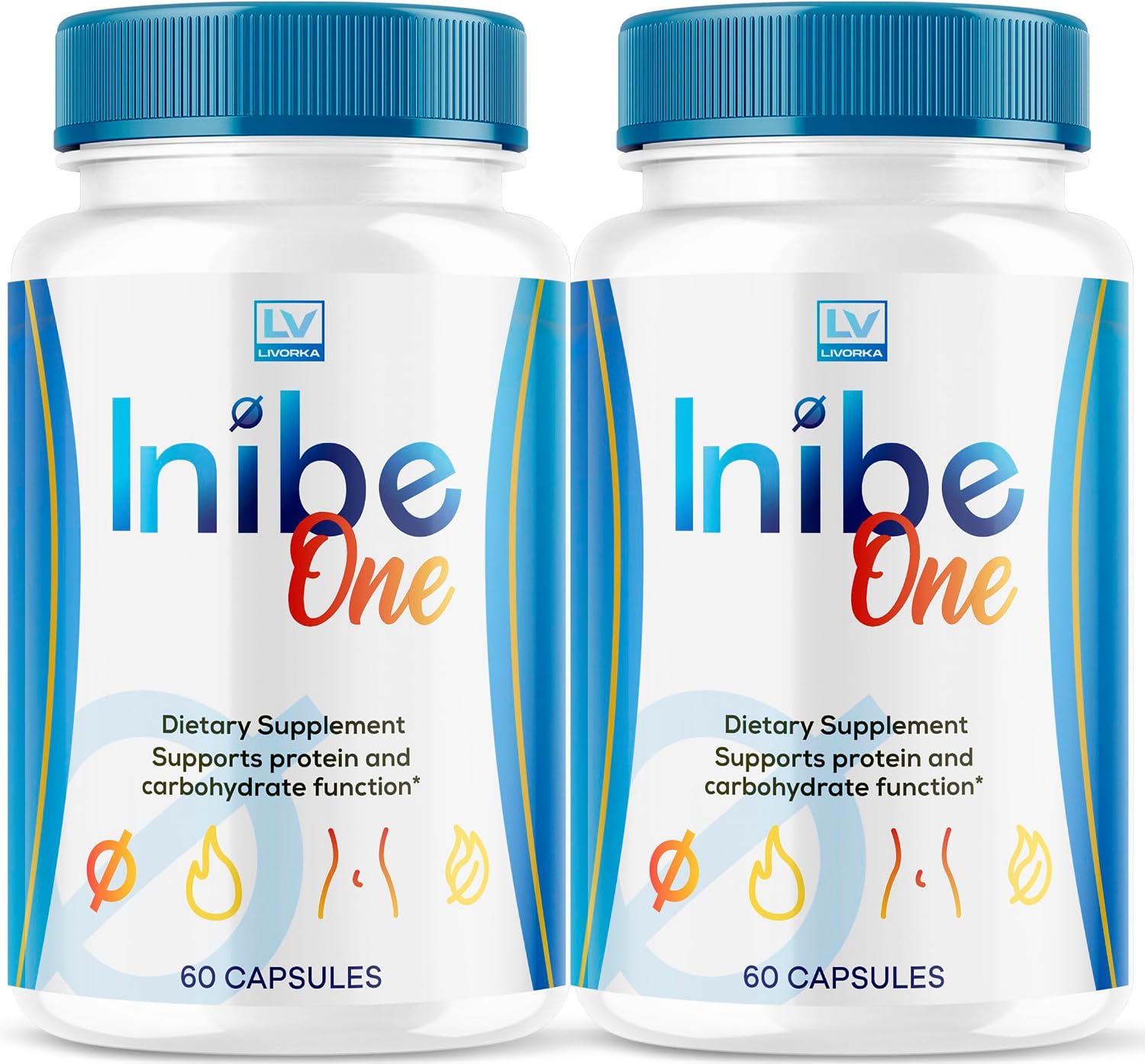 Inibe One Capsules (2 Pack) - 120 Capsules, 2-Month Supply - görsel 1