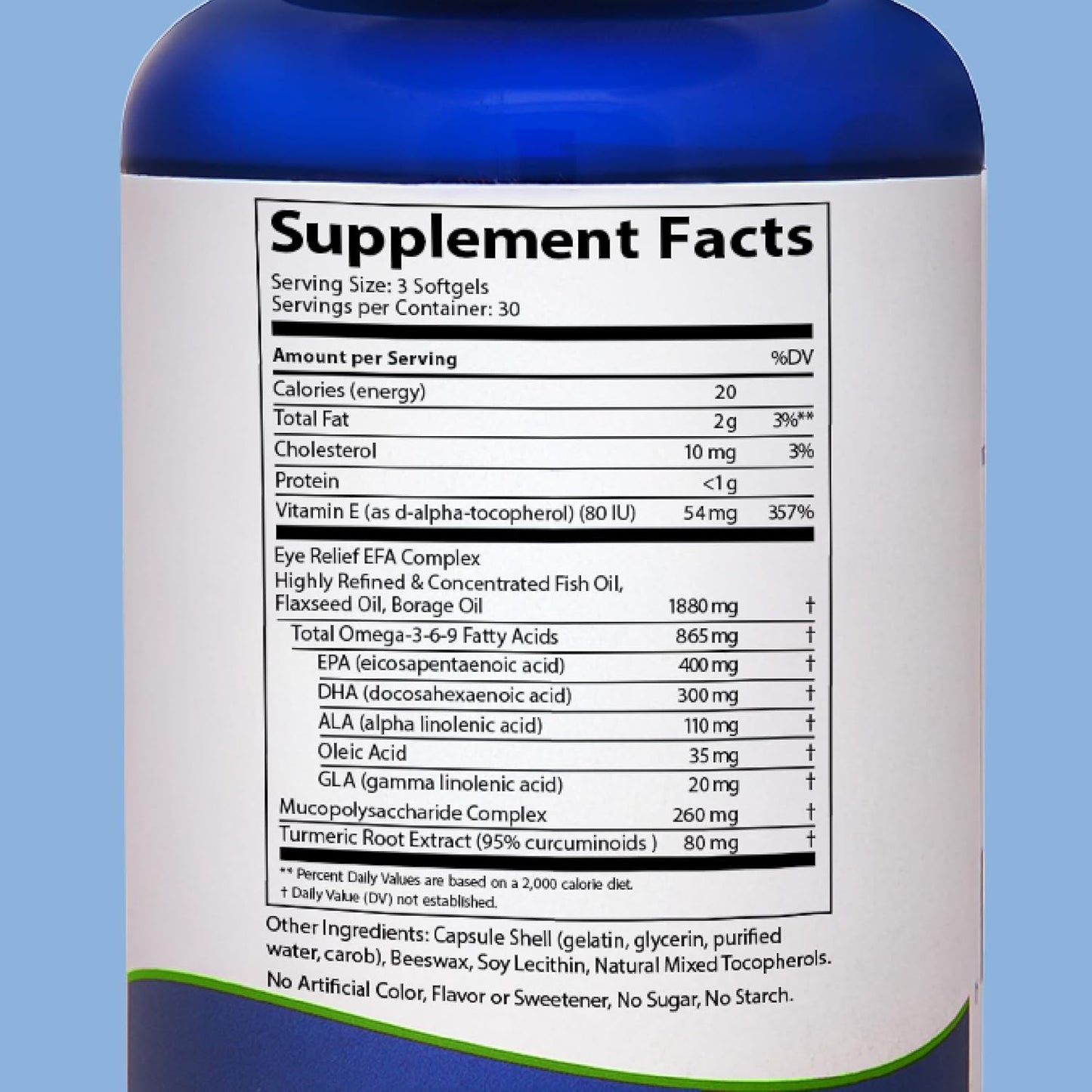 Doctor’s Advantage Eye Relief Supplement - 90 Softgels, 1-Month Supply - Natural Triglyceride Omega-3 Fish Oil for Retinal and Ocular Support - görsel 5