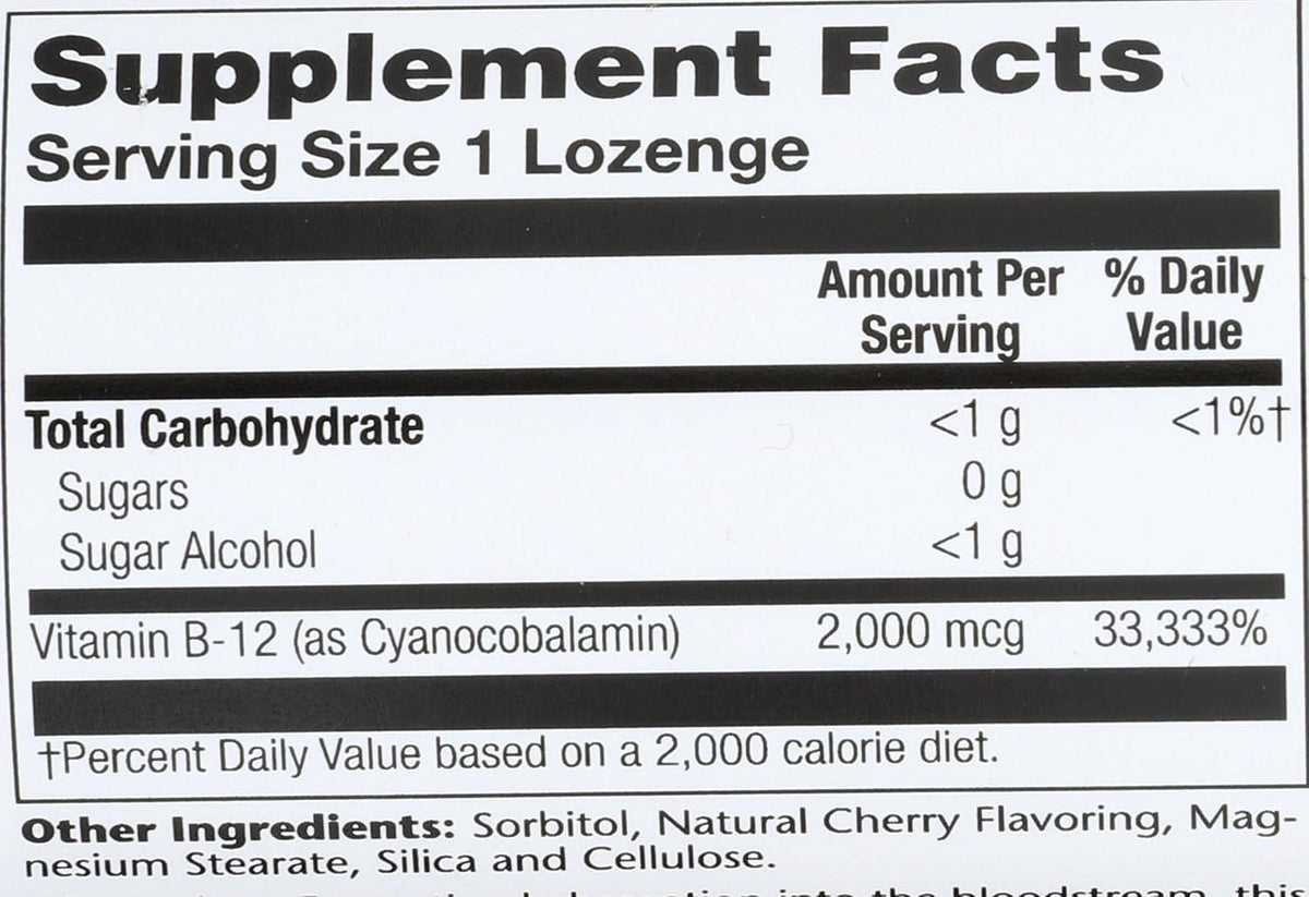 Solaray Vitamin B12 2000mcg, 90 Capsules - görsel 4