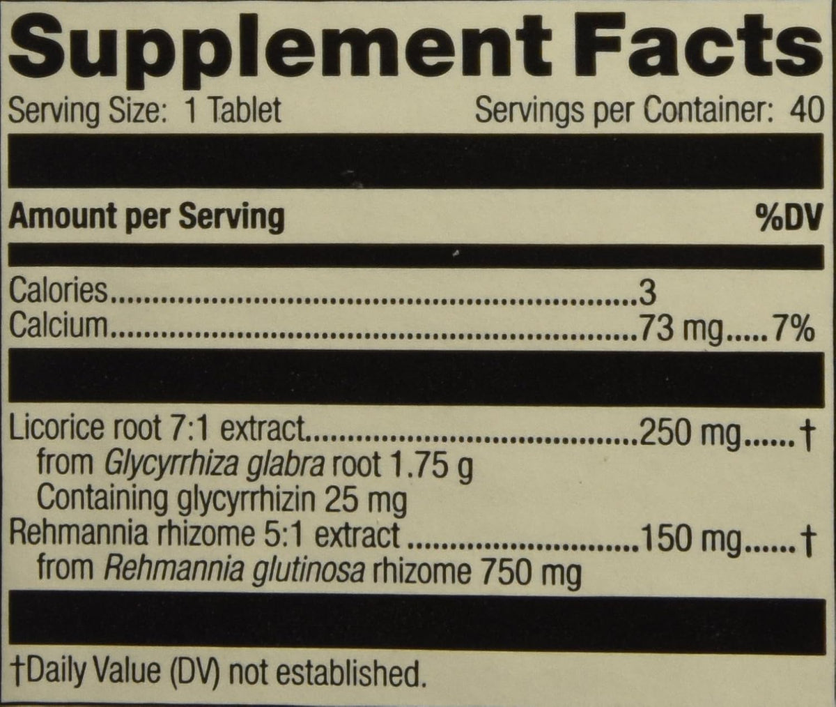 Adrenal Complex - 40 Tablets by Mediherb - görsel 5