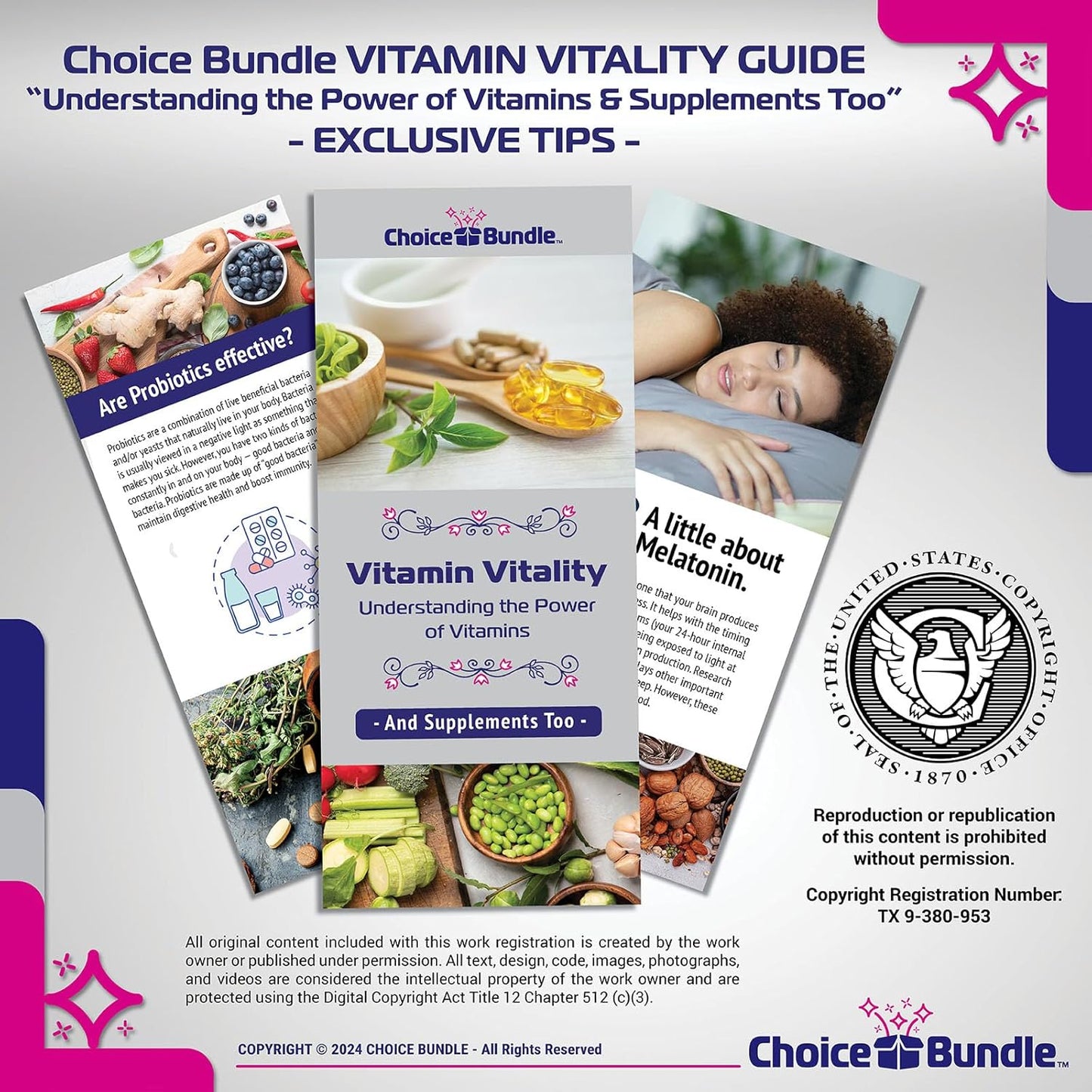 Choice Bundle Spring Valley Prenatal Multi + DHA Complete Multivitamin Multimineral Supplement Mini Soft gel capsules, 120 Capsules with Vitamin Guide & Pill Container - görsel 7