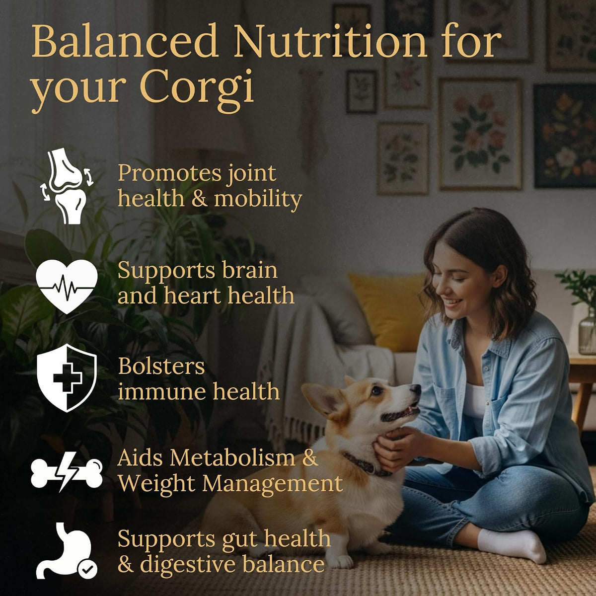 Prestige Breed Multivitamins for Corgis – Balanced Nutrition with Real Bacon (90 Chews) - görsel 2