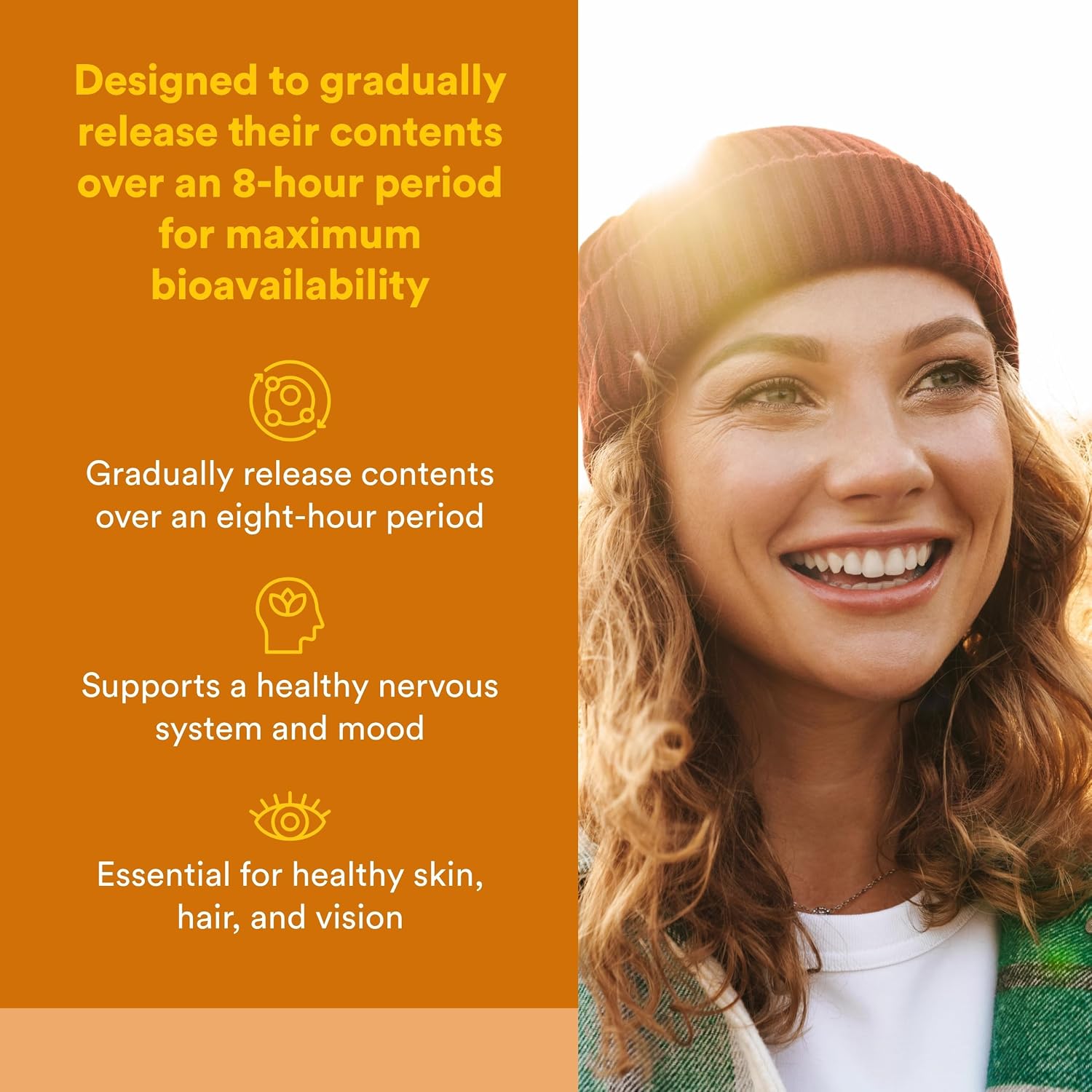 Natural Factors Complete B 100 mg, Time-Release – 90 Tablets - görsel 2