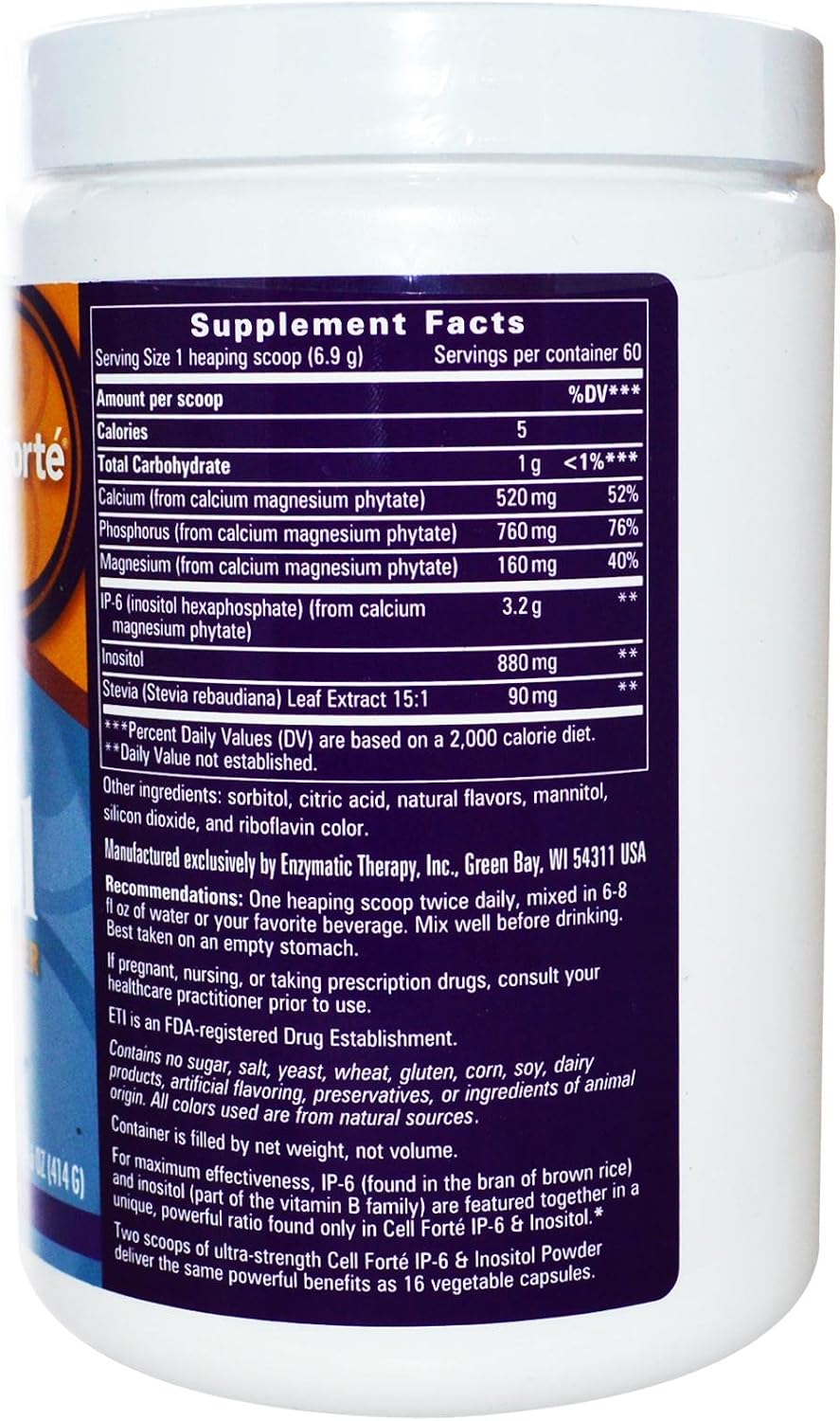 Enzymatic Therapy Cell Fort with IP-6 & Inositol Powder - görsel 2