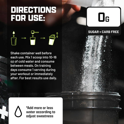 Nutrex Research EAA Hydration | EAA + BCAA Powder | 30 Servings (Lemon & Lime)