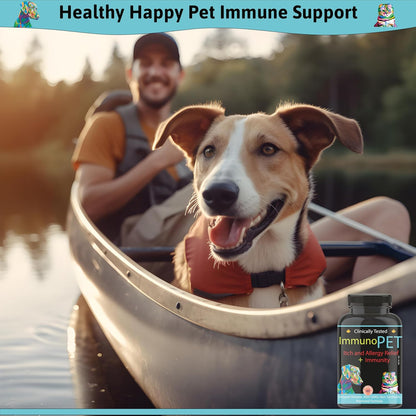ImmunoPet Itchy Skin Relief for Dogs and Cats – 60 Capsules