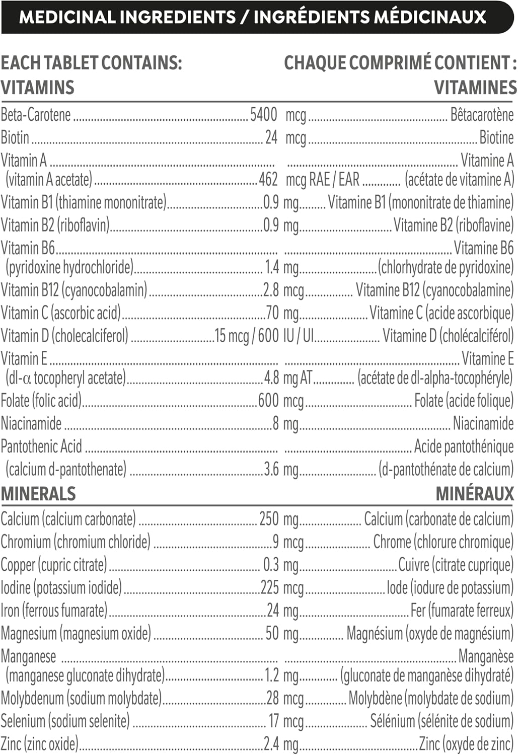 Materna Prenatal Postnatal Vitamin & Mineral Supplement, 100 Tablets - görsel 4
