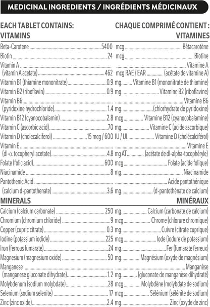 Materna Prenatal Postnatal Vitamin & Mineral Supplement, 100 Tablets