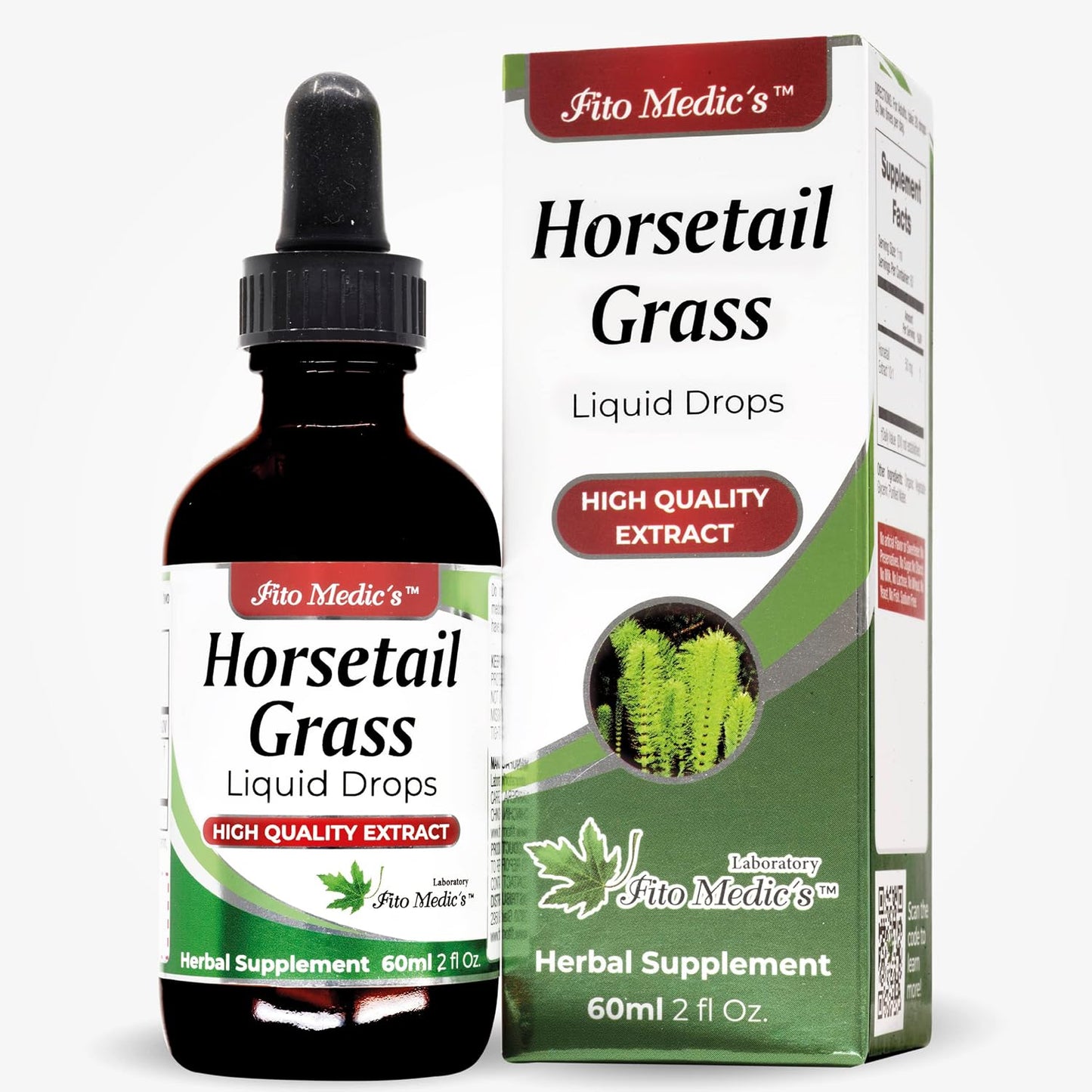 FITO MEDIC'S Lab Horsetail Liquid Extract, Alcohol Free, 60 ml - görsel 1