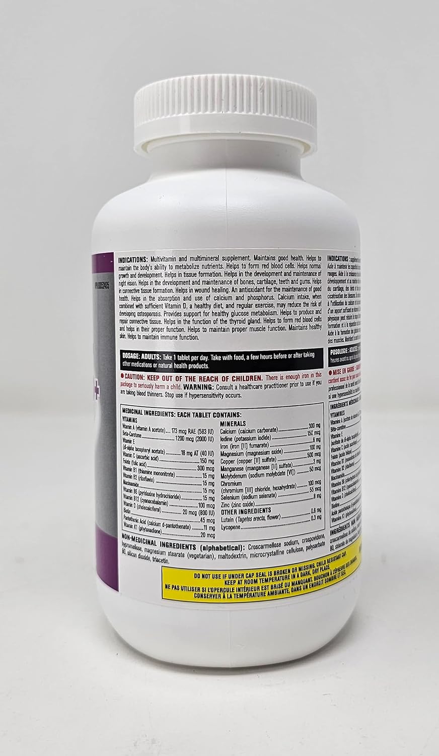 Kirkland Signature Women 50+ Multivitamin, 365 Tablets - görsel 3