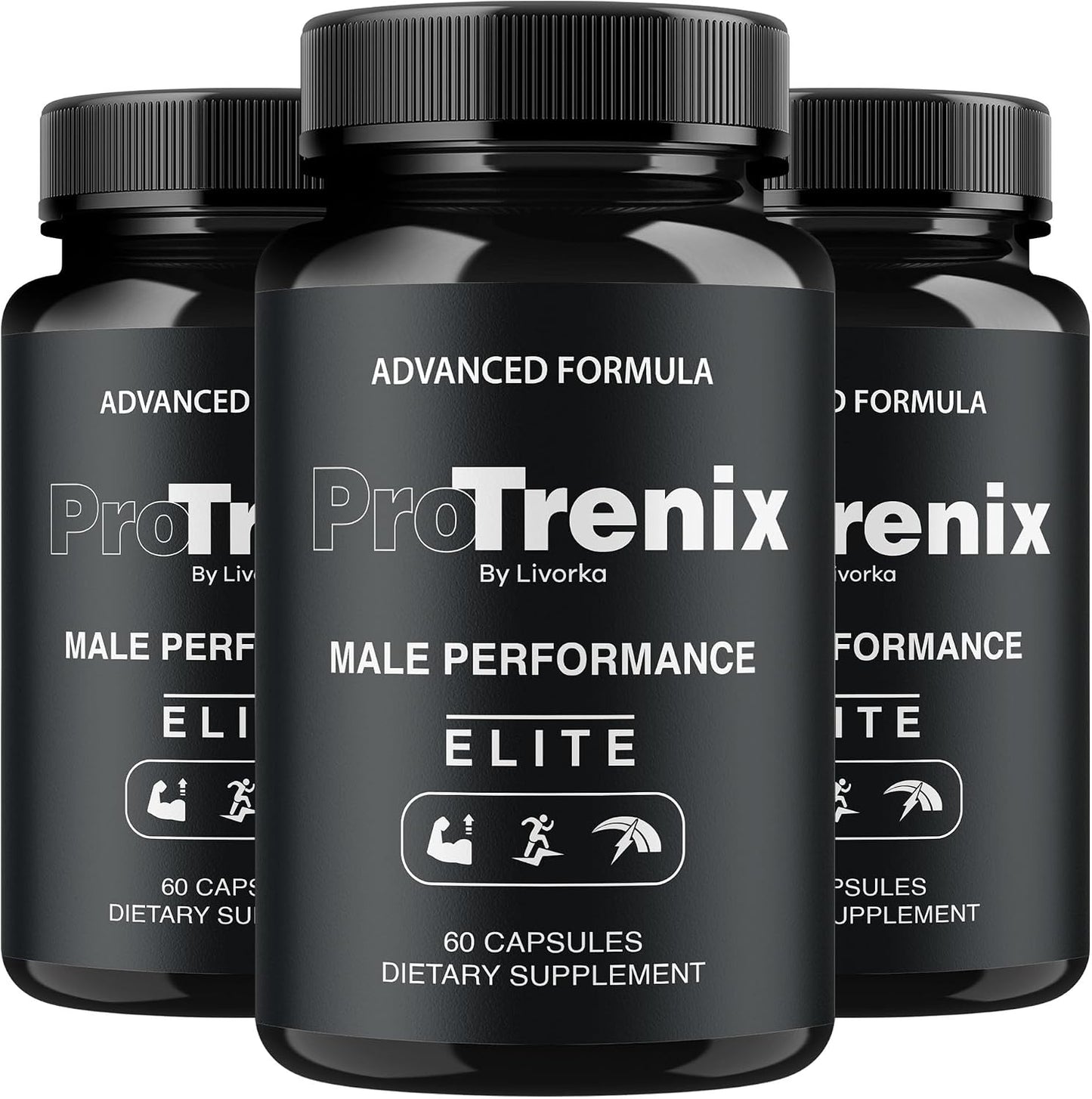 (3 Pack) ProTrenix Pills for Men, All-Natural Multivitamin Supplement, 180 Capsules - görsel 1