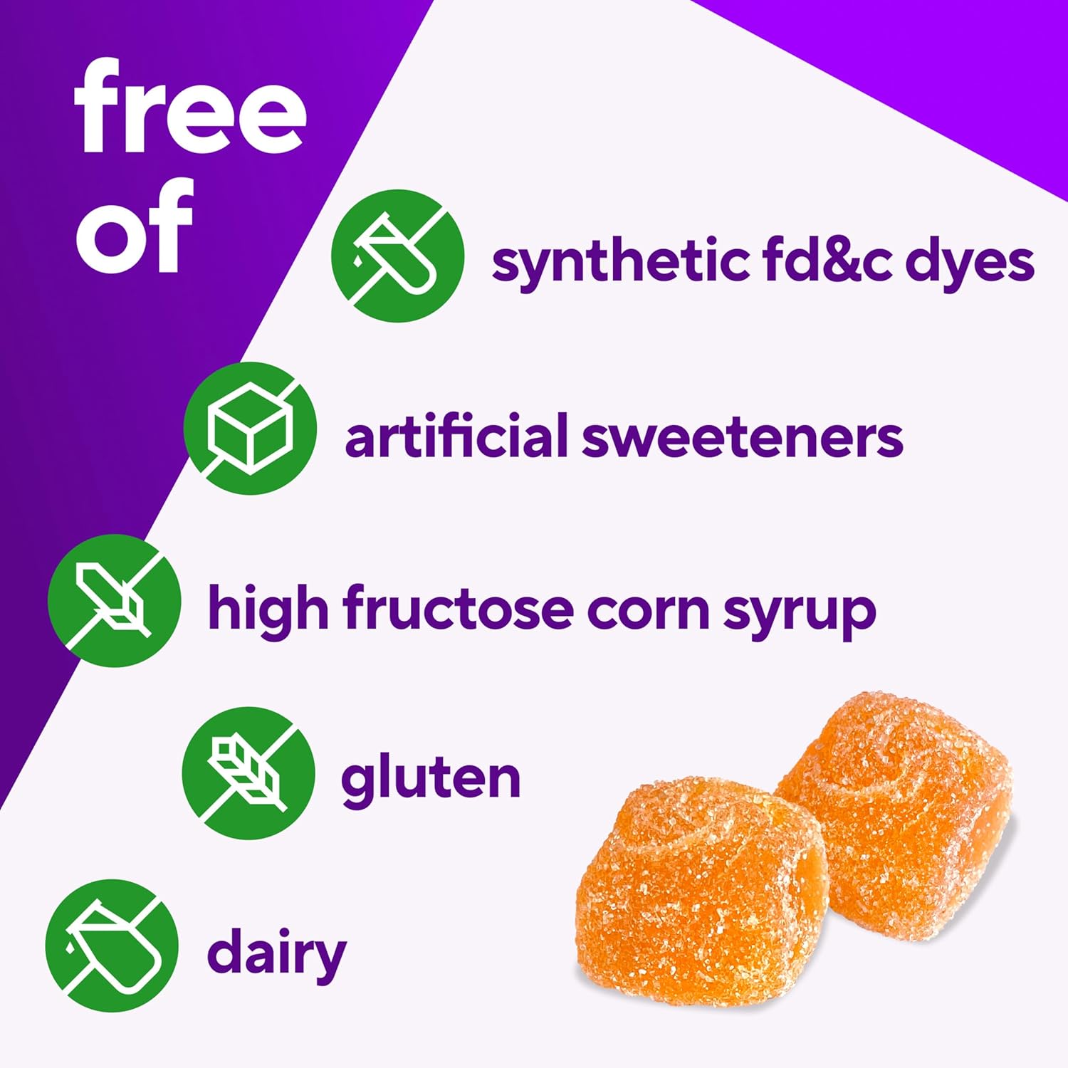 Vitafusion Power C Vitamin C Gummies - Orange Flavour - 282 mg - 150 Gummies - görsel 6