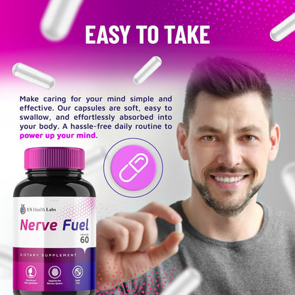 Nerve Fuel Capsules (3-Pack, 180 Capsules)