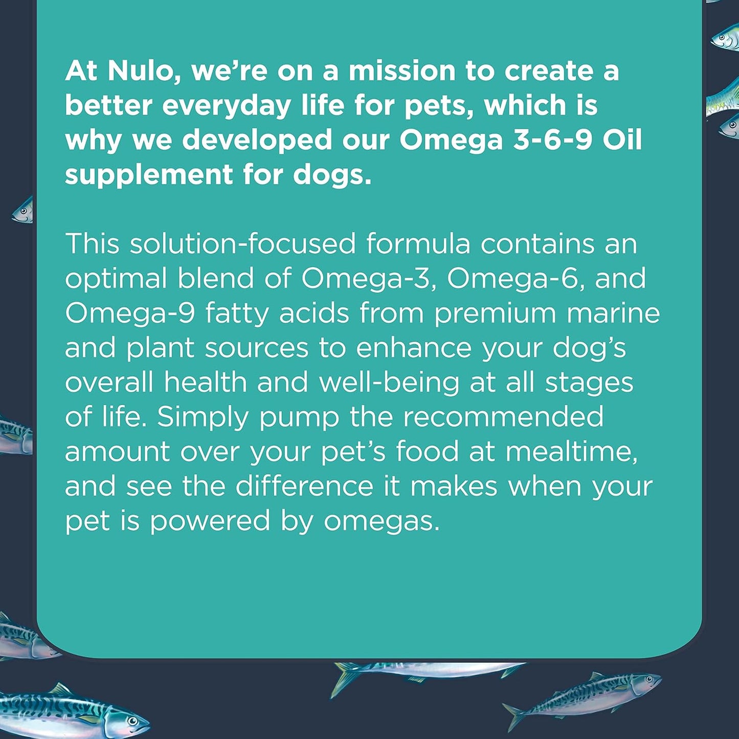 Nulo Omega 3-6-9 Fish Oil for Dogs and Puppies, Supports Skin & Coat Health, Joint Health, Heart Health, 473 ml - görsel 8
