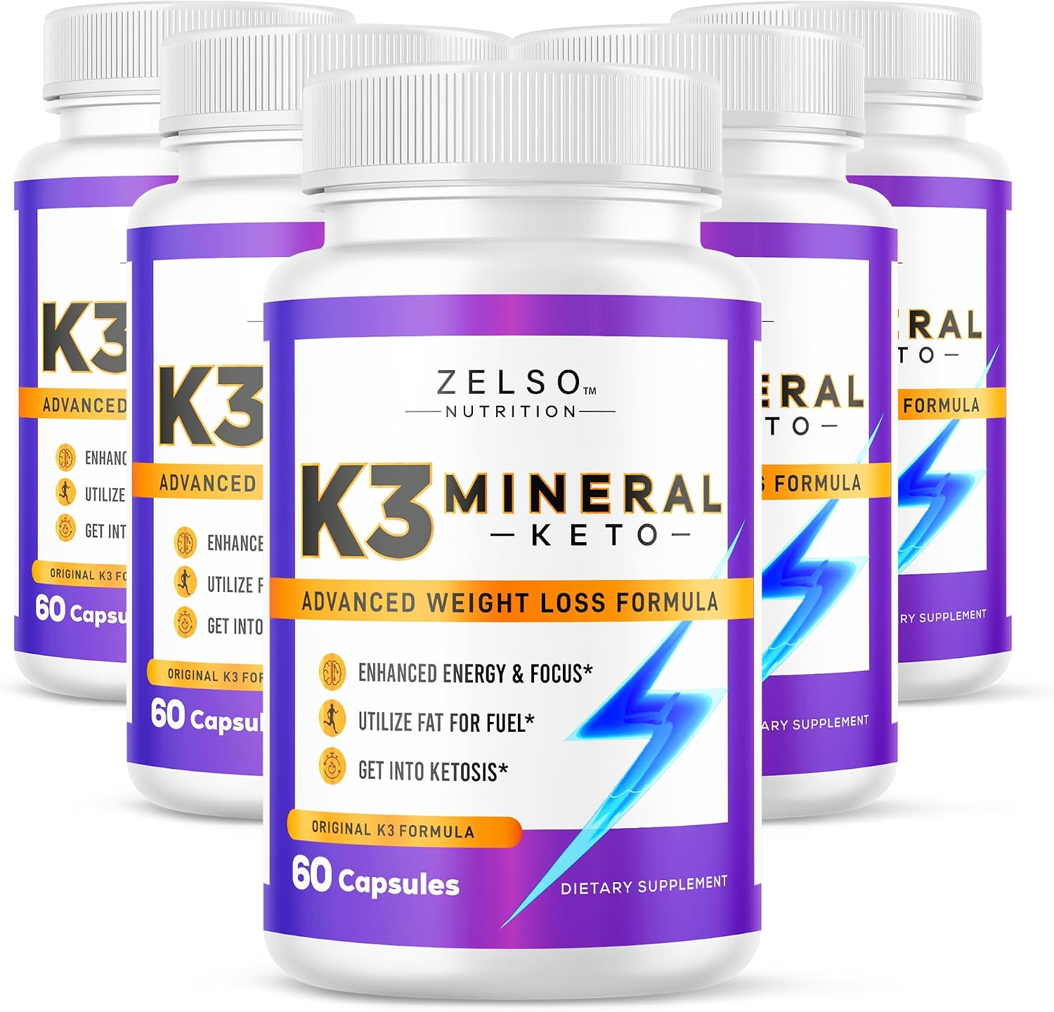 ZELSO K3 Mineral Weight Loss Pills (2 Pack) - 2 Months Supply - görsel 8