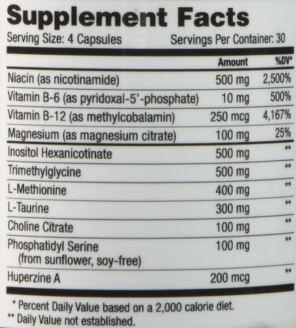 Cognitive Balance 120 VegiCaps