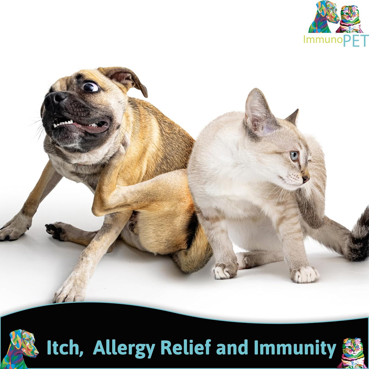 ImmunoPet Itchy Skin Relief for Dogs and Cats – 60 Capsules - görsel 2