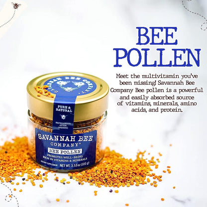 Bee Pollen Supplement by Savannah Bee – Rich in Vitamins and Minerals – 100% Natural and Raw – A Source of Antioxidants