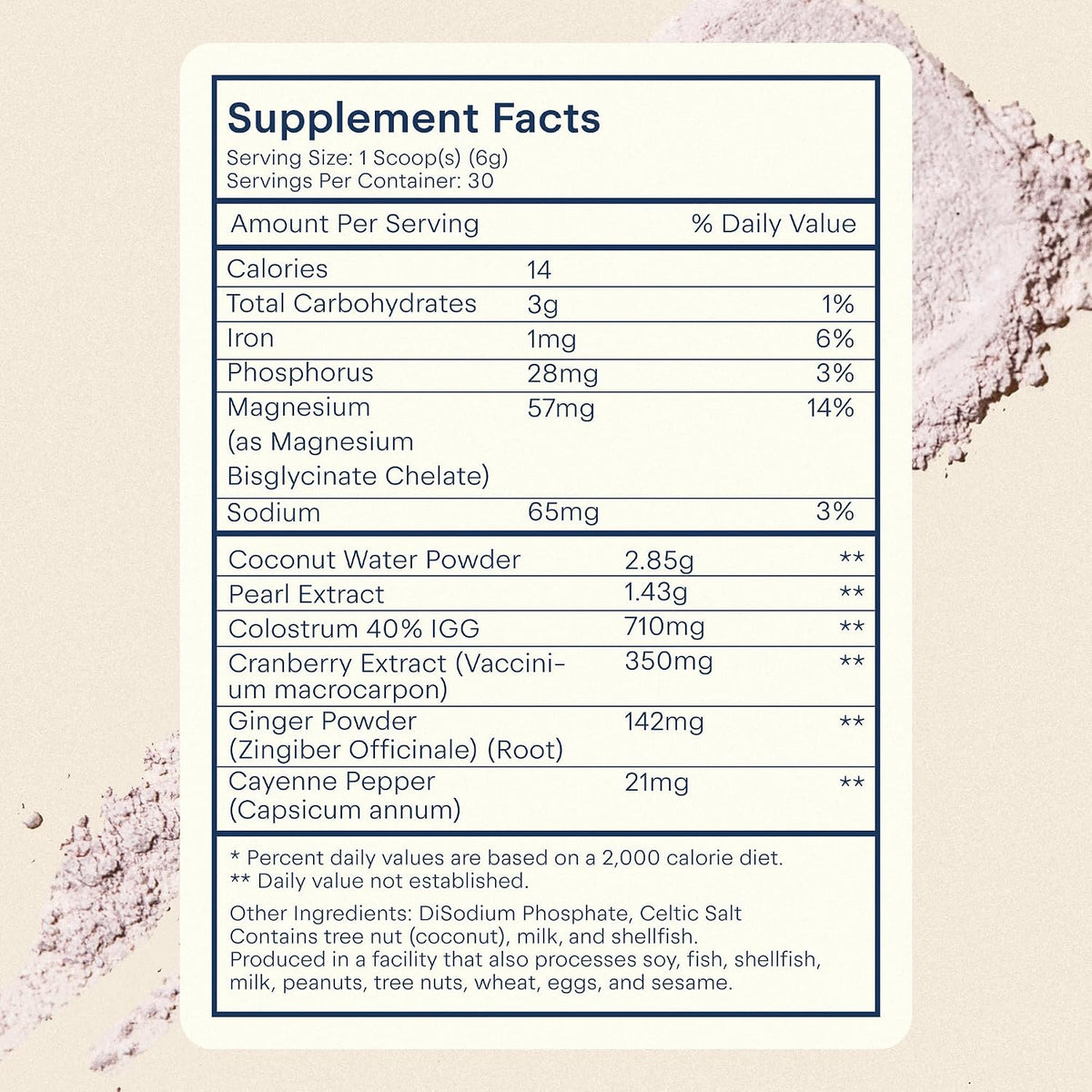 The Skinny Confidential Beauty Salt Hydration Powder with Grass-Fed Colostrum, Electrolytes & Pearl Powder - görsel 6