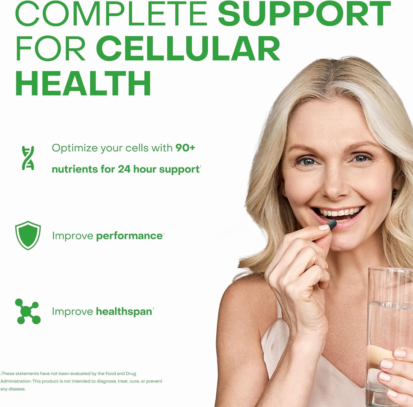 Healthycell AM/PM Healthspan System – Over 90 Nutrients for Cellular Nutrition - görsel 2