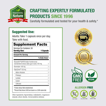 Bell EZ 7 Day Joint Support – Fast-Acting, Once-Daily Joint Health Food Supplement – Vegan – 30 Capsules