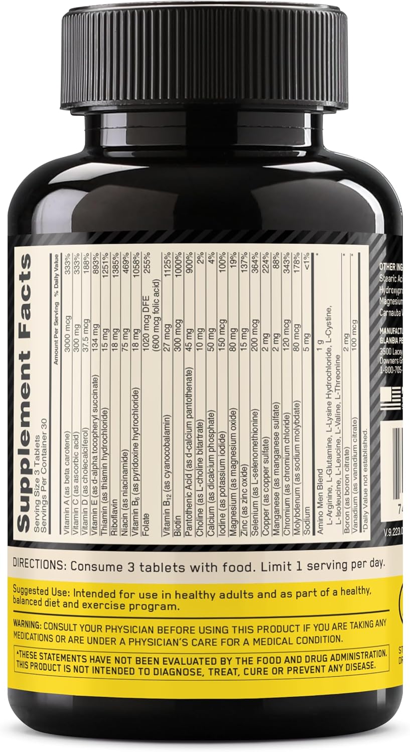 Optimum Nutrition Opti-Men Men's Daily Multivitamin - Immune Support, 90 Tablets - görsel 8