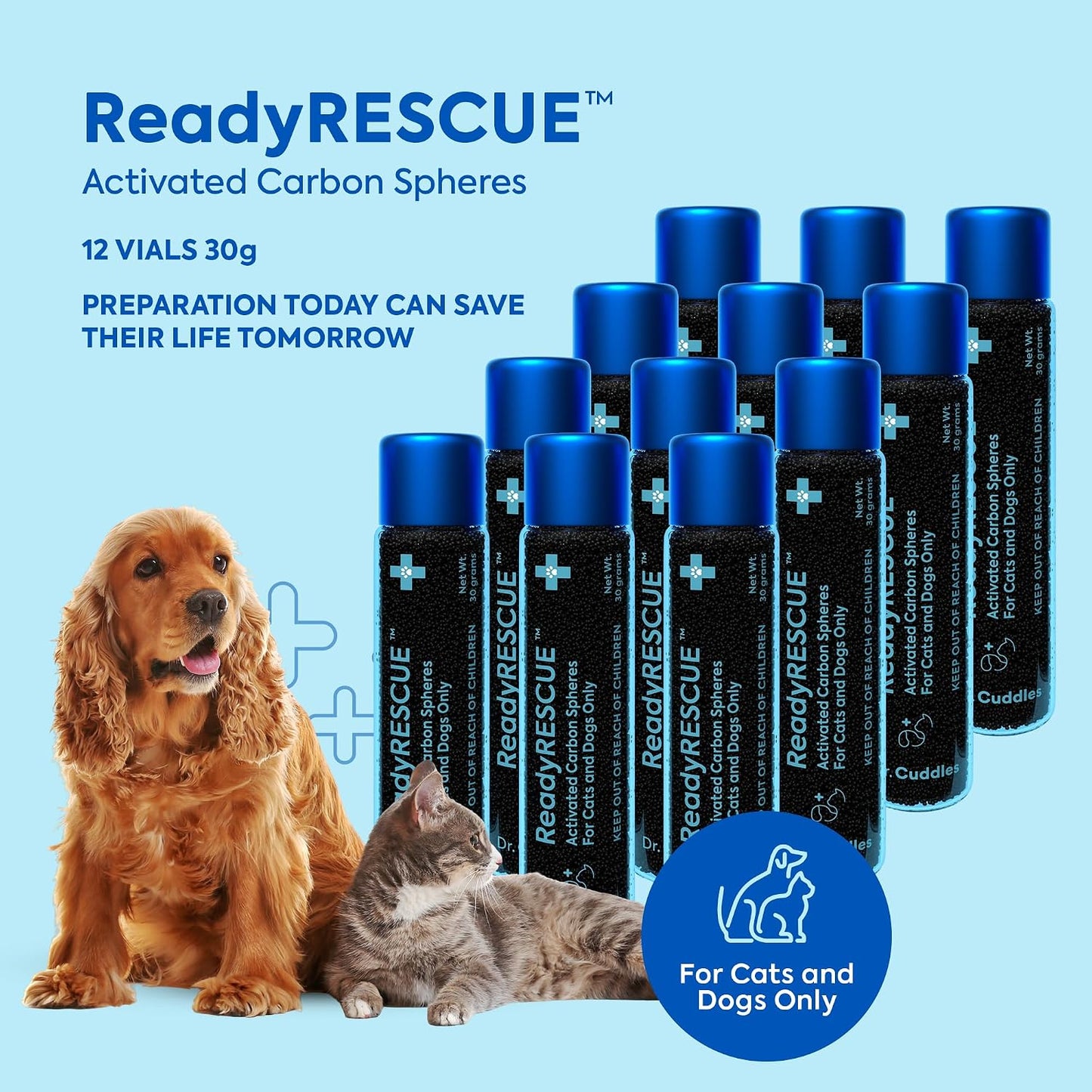 Activated Charcoal microspheres for Dogs and Cats - Veterinary-Grade Pet First Aid Kit Essential - Fast-Acting Emergency Poison Binder - Safe and Travel-Ready - 30g Pack of 12 - görsel 8